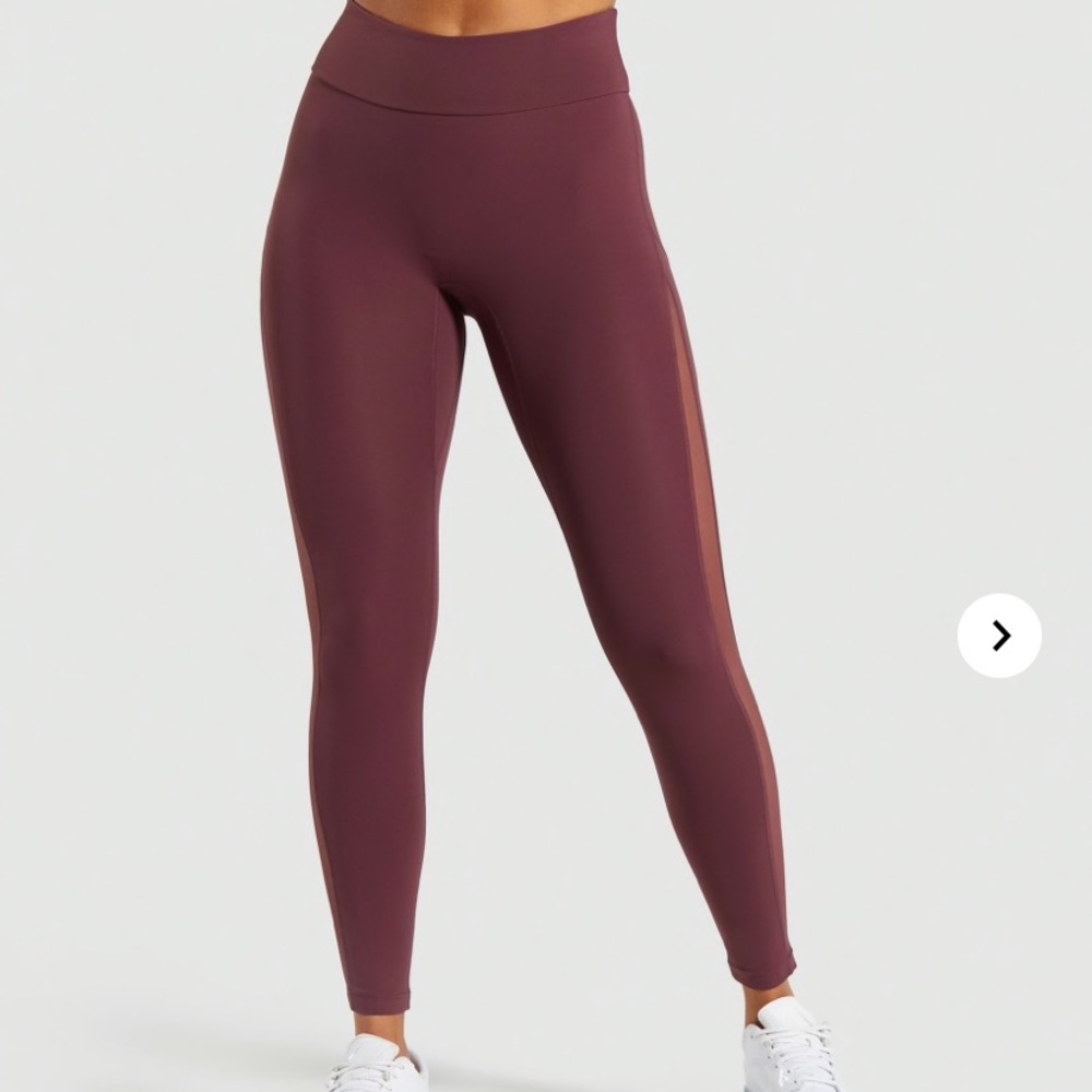 Gymshark form leggings- berry red
